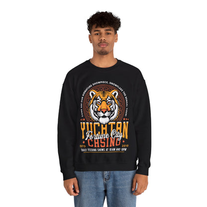 Yucatan Casino Snowflake Grunge Unisex Crewneck Sweatshirt
