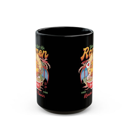 Yian Kut Ku Ramen Vintage Black Mug
