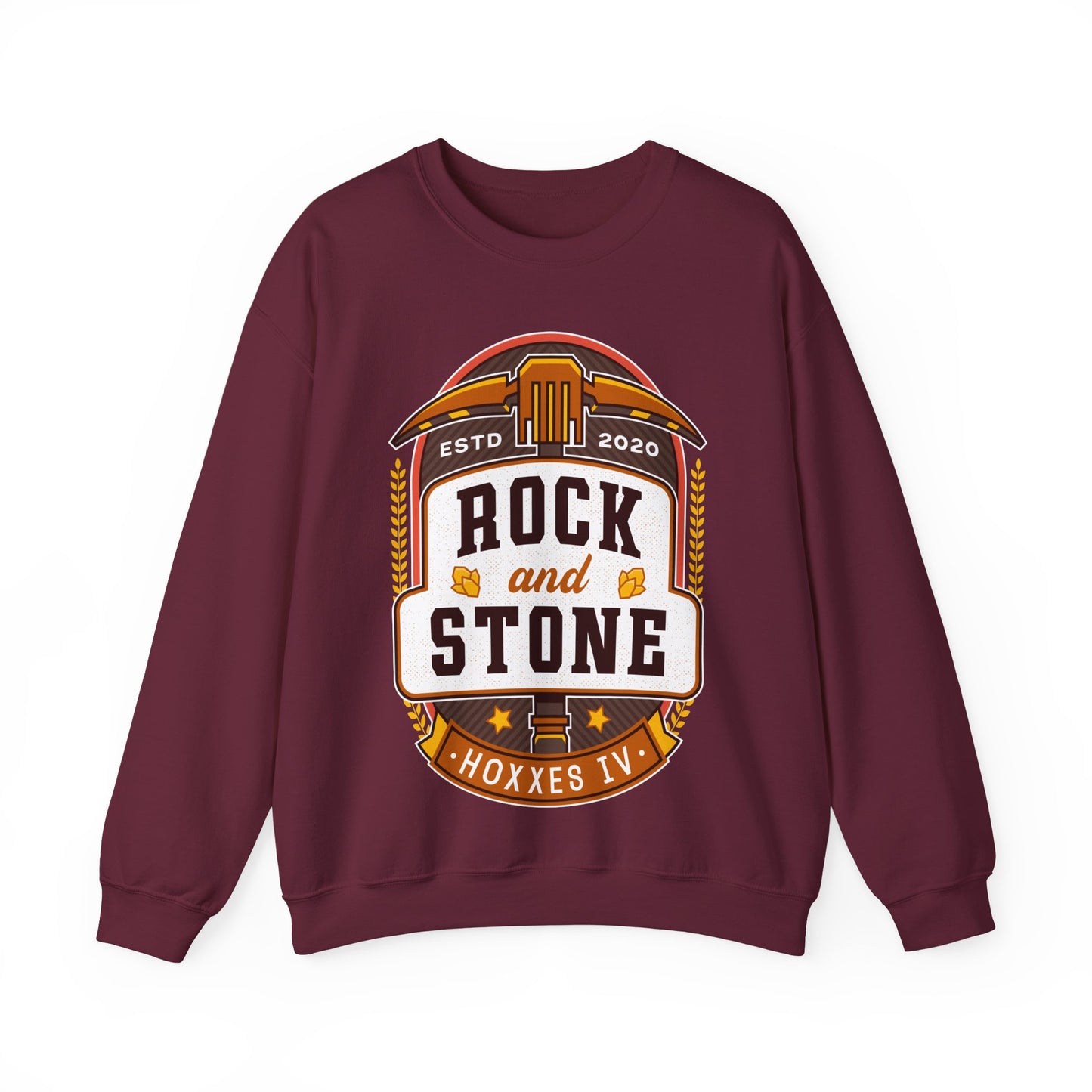 Rock And Stone Emblem Unisex Crewneck Sweatshirt
