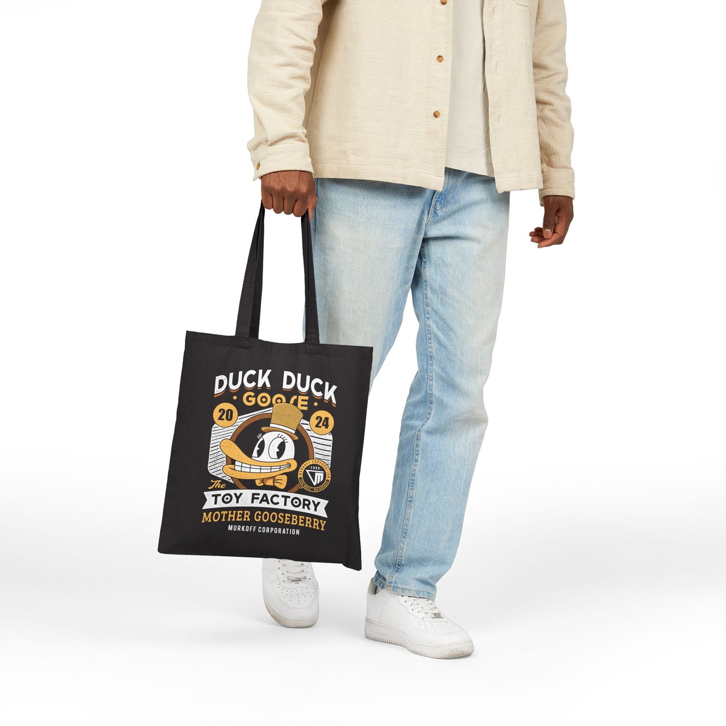 Sinyala Facility Toy Factory Cotton Canvas Tote Bag