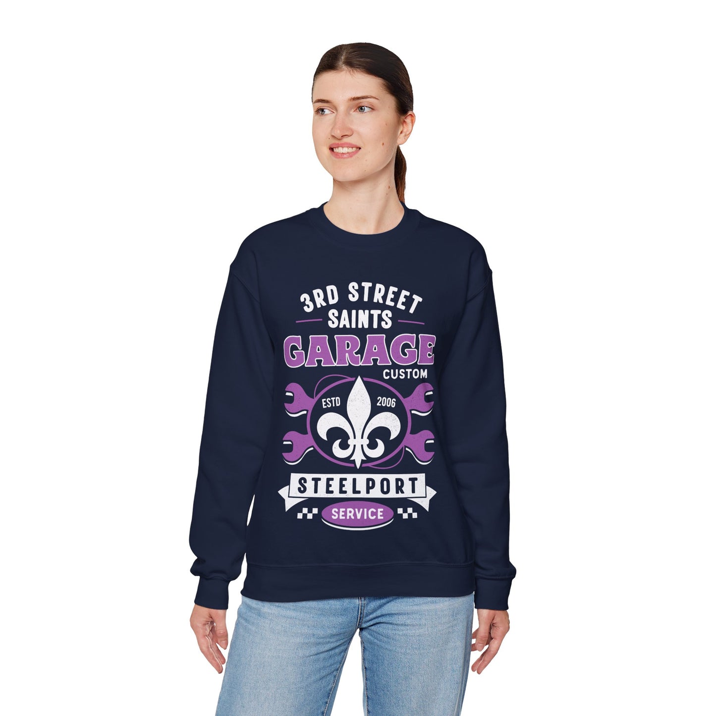 Third Street Saints Garage Crewneck Sweatshirt