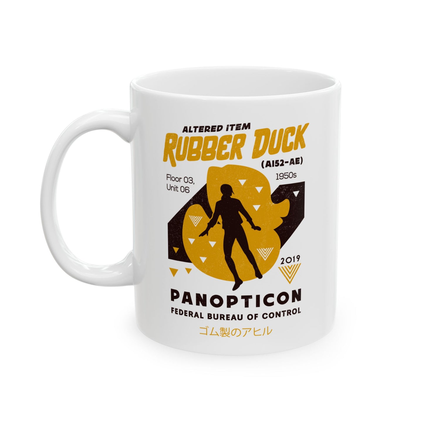 Rubber Duck Altered Item Ceramic Mug