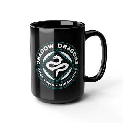 Minrathous Shadow Dragons Emblem Black Mug