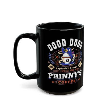 Prinny Dood Coffee Emblem Black Mug