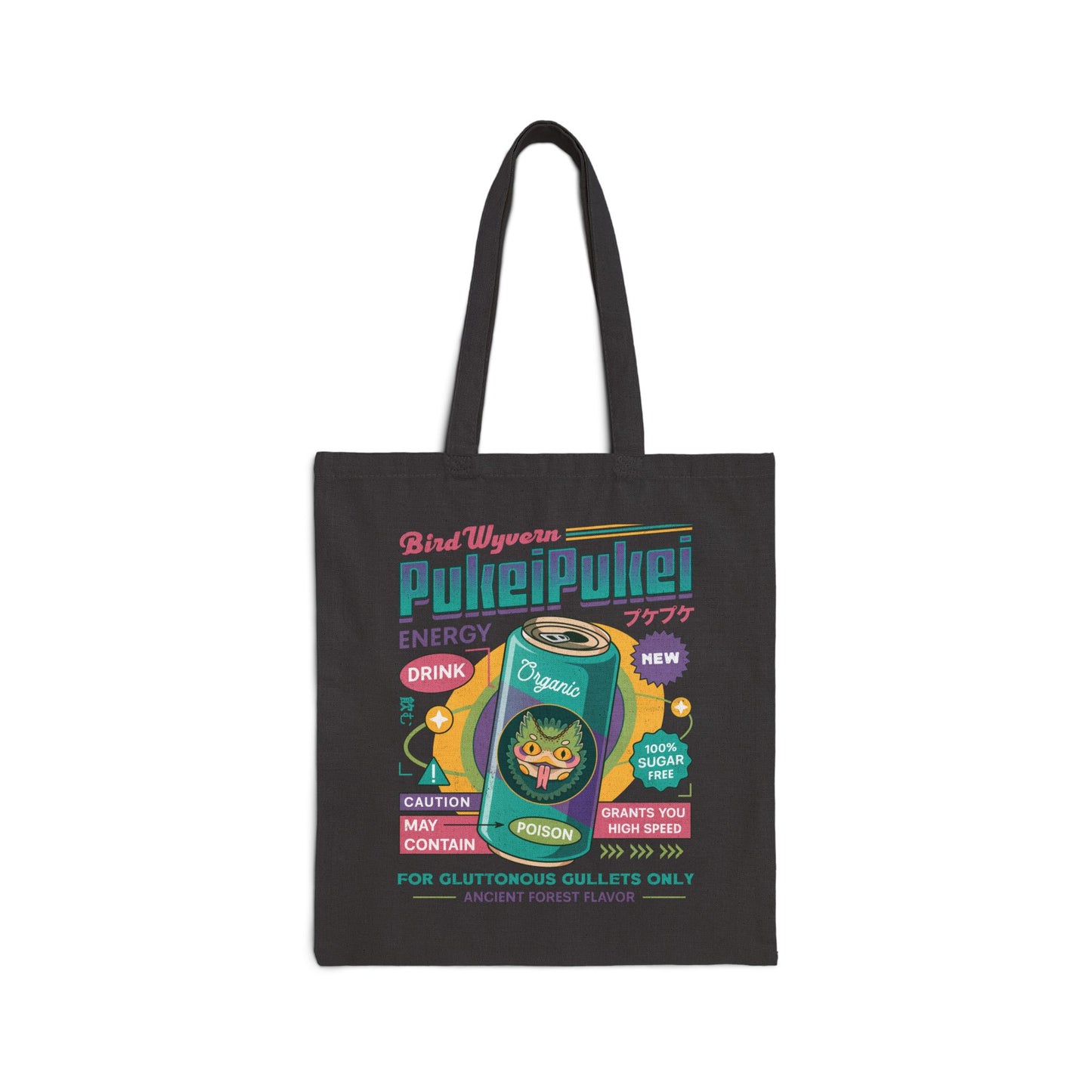 Pukei Pukei Energy Drink Canvas Tote Bag