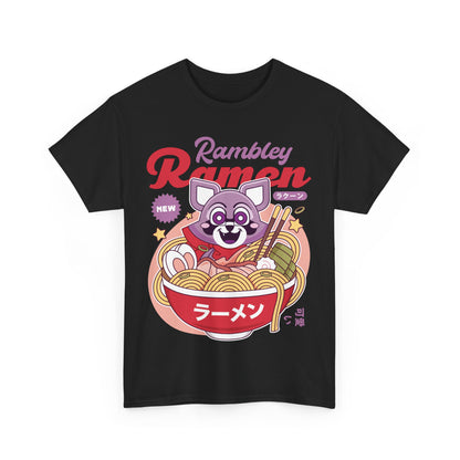 Rambley The Raccoon Ramen Unisex T-Shirt