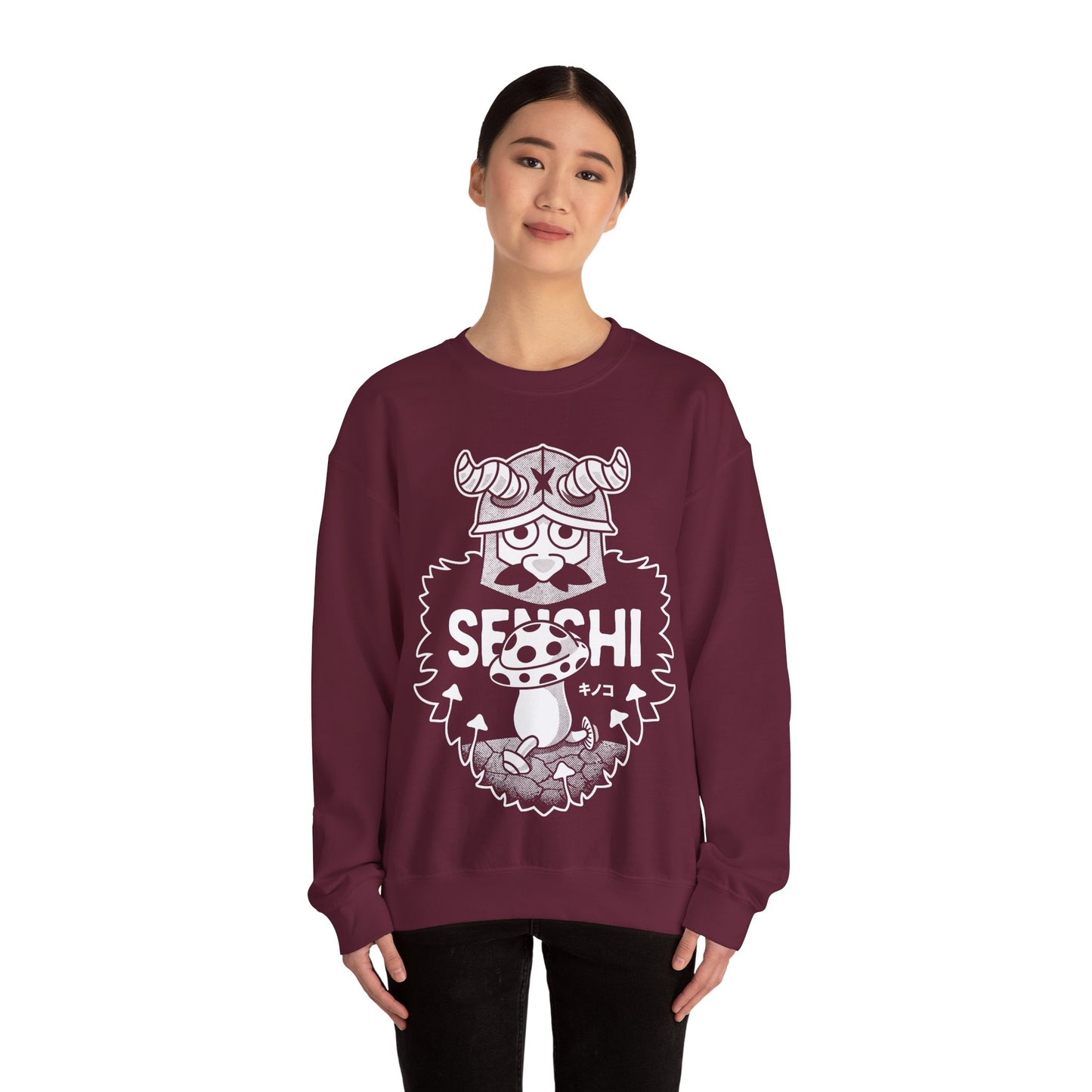 Walking Mushroom And Dwarf Crewneck Sweatshirt