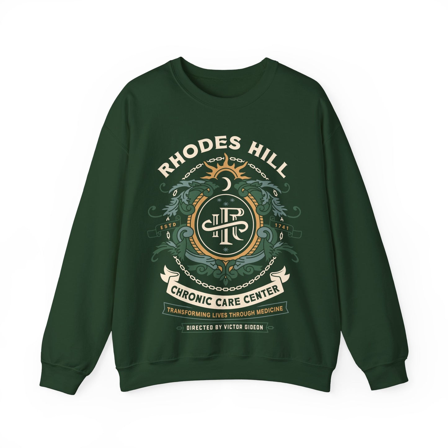Rhodes Hill Chronic Care Center Crest Crewneck Sweatshirt