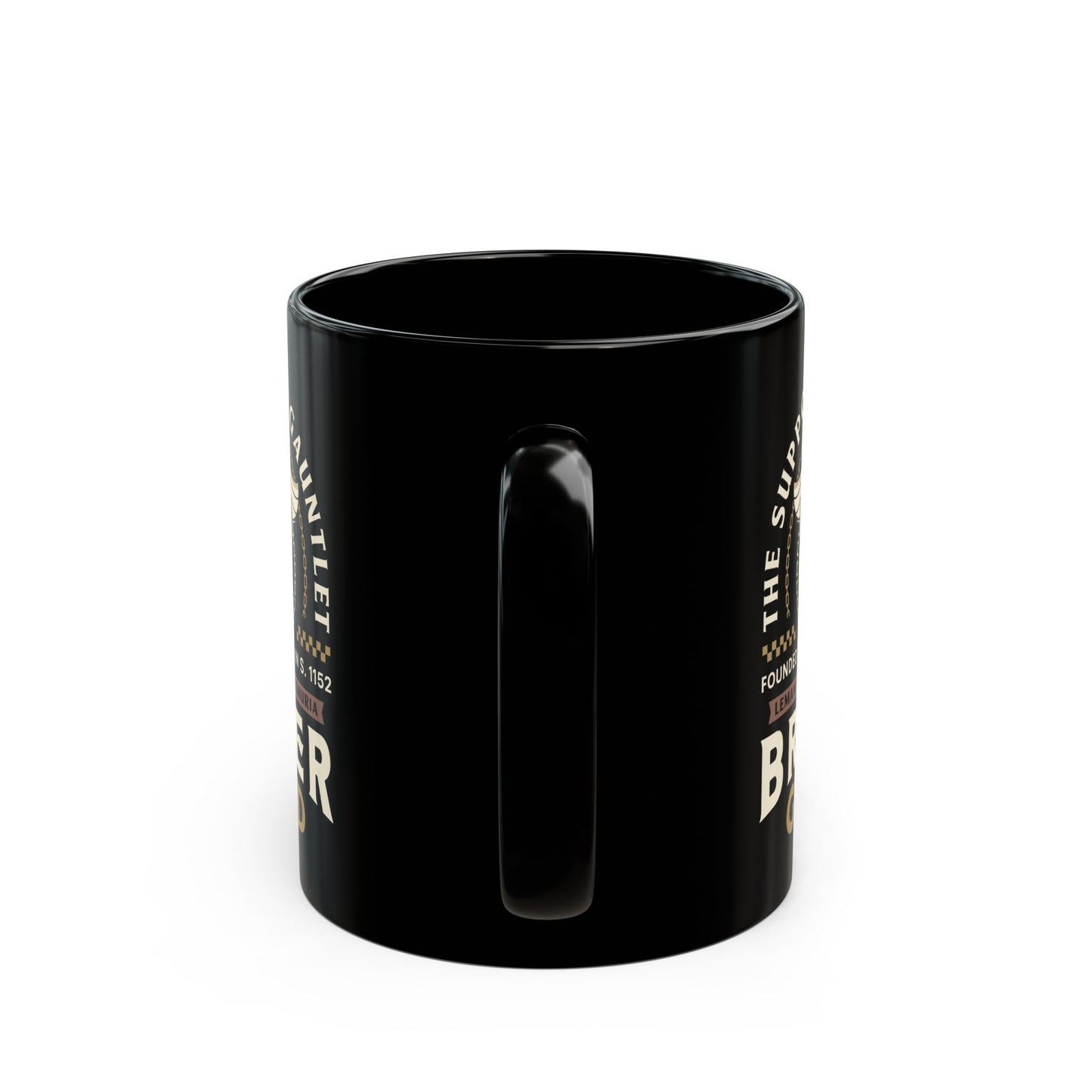 Bracers Guild Leman Crest Black Mug