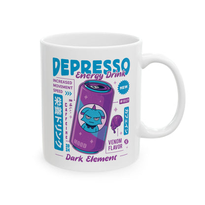Depresso Energy Drink Ceramic Mug