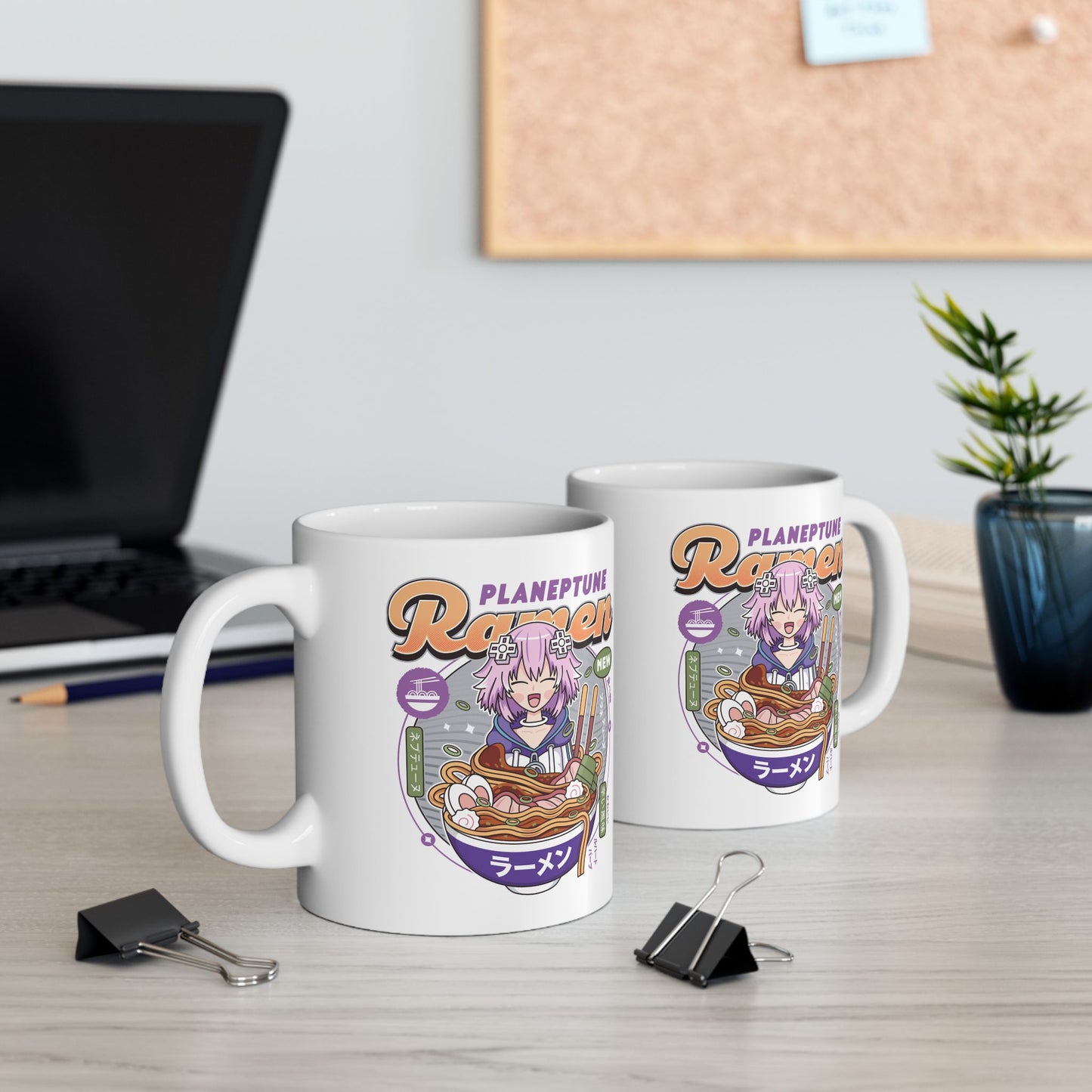 Planeptune Ramen Ceramic Mug