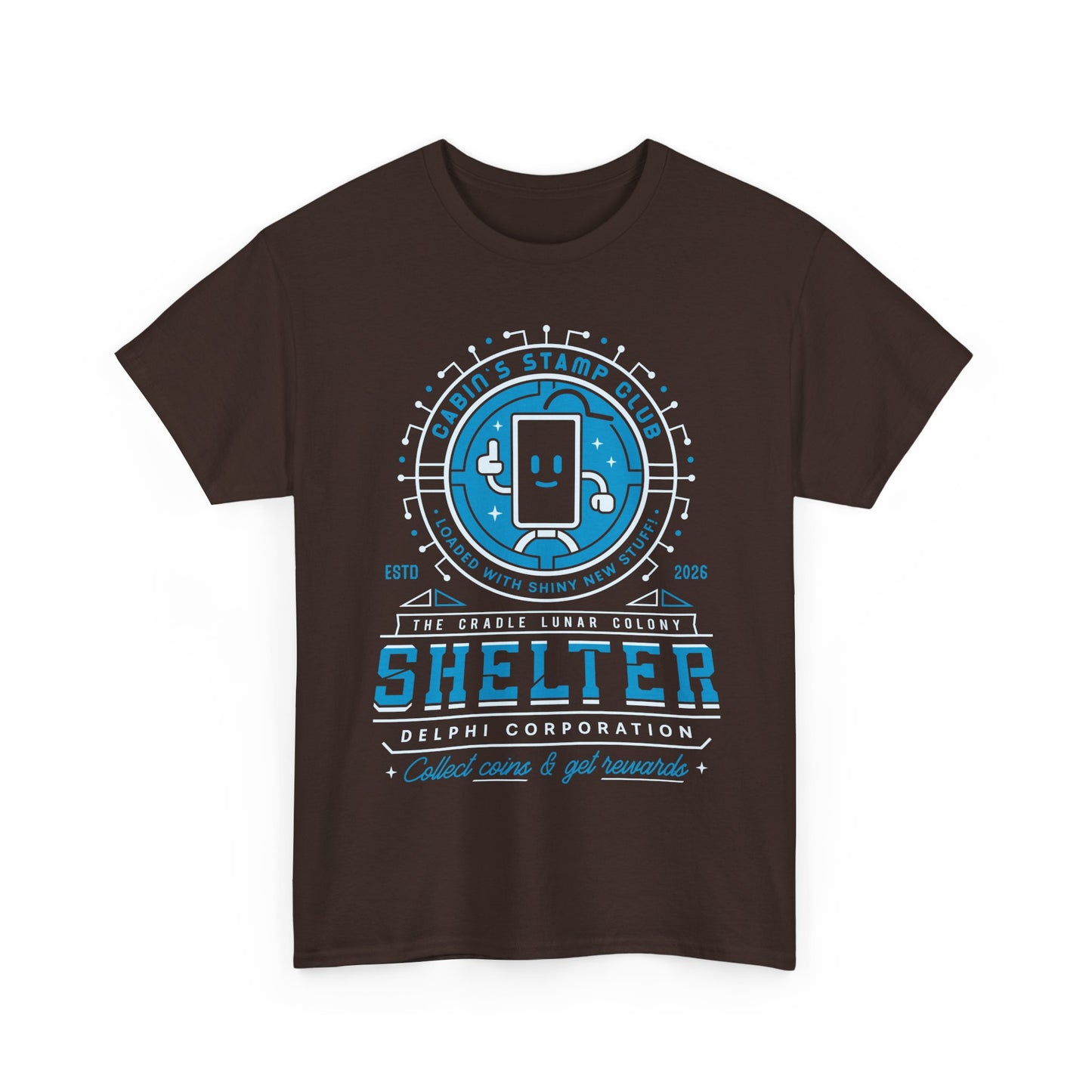 Cabin Coins Stamp Club Emblem Unisex T-Shirt