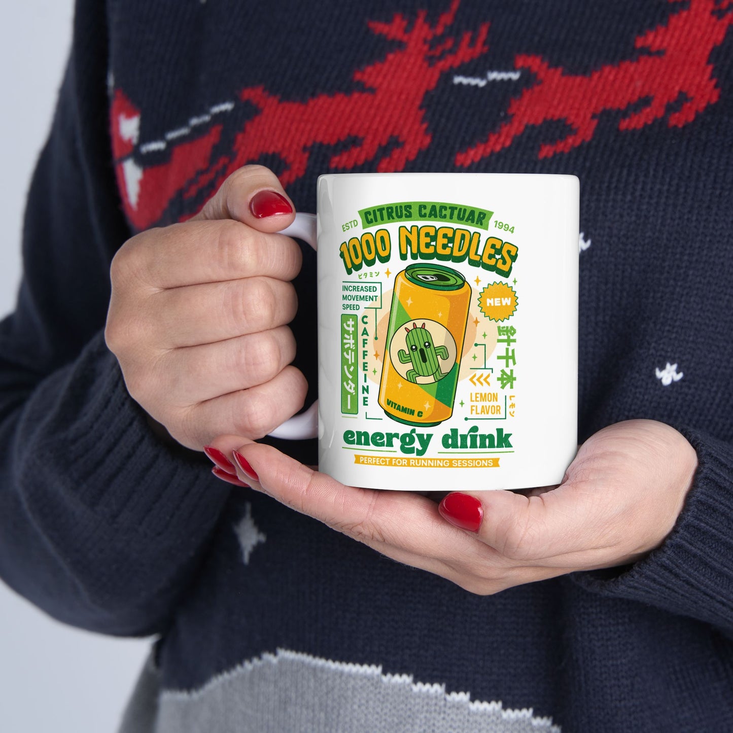 Cactuar Energy Drink Ceramic Mug