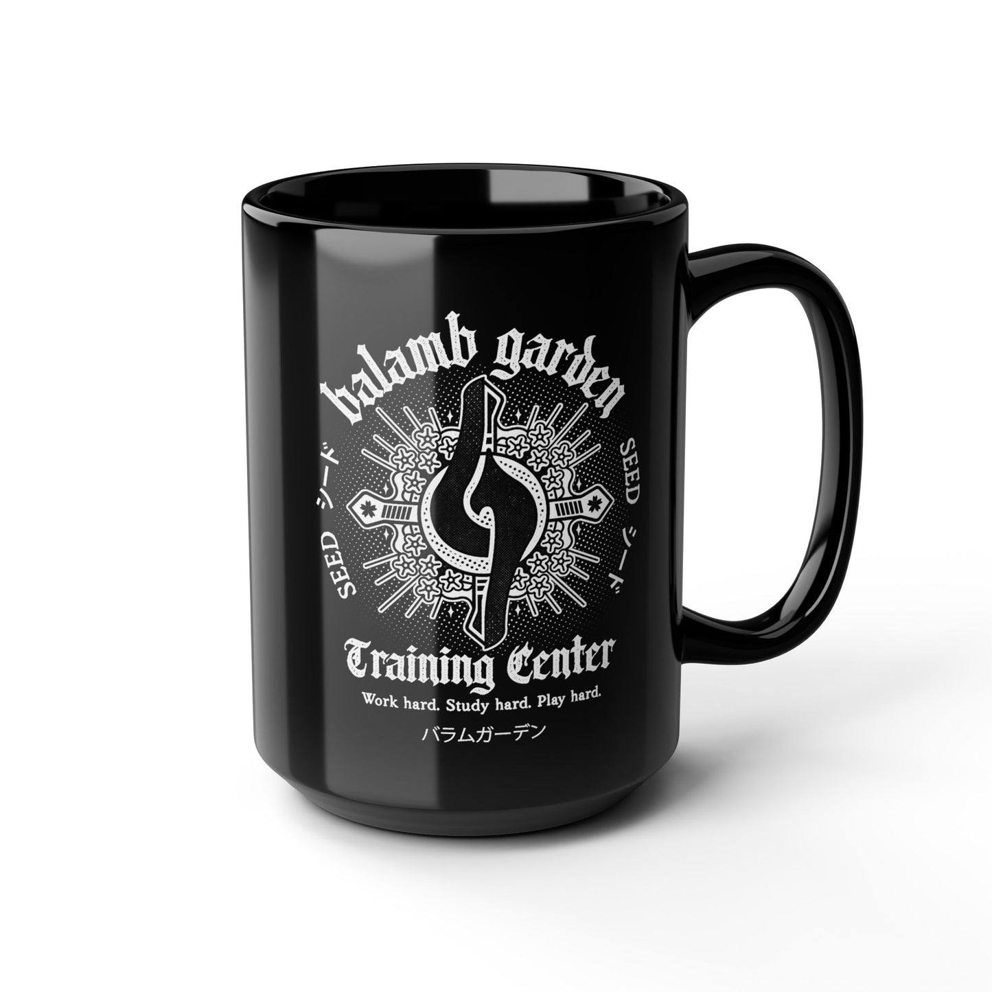 Balamb Garden Training Center Black Mug