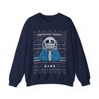 Snowdin Forest Ugly Sweater Crewneck Sweatshirt