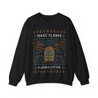 Isaac Clarke Ugly Sweater Unisex Crewneck Sweatshirt