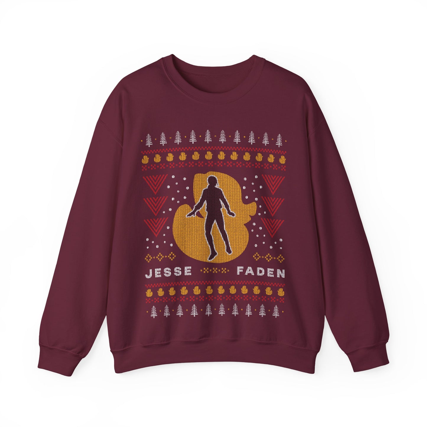 Jesse Faden Ugly Sweater Unisex Crewneck Sweatshirt