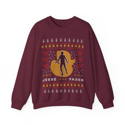Jesse Faden Ugly Sweater Unisex Crewneck Sweatshirt