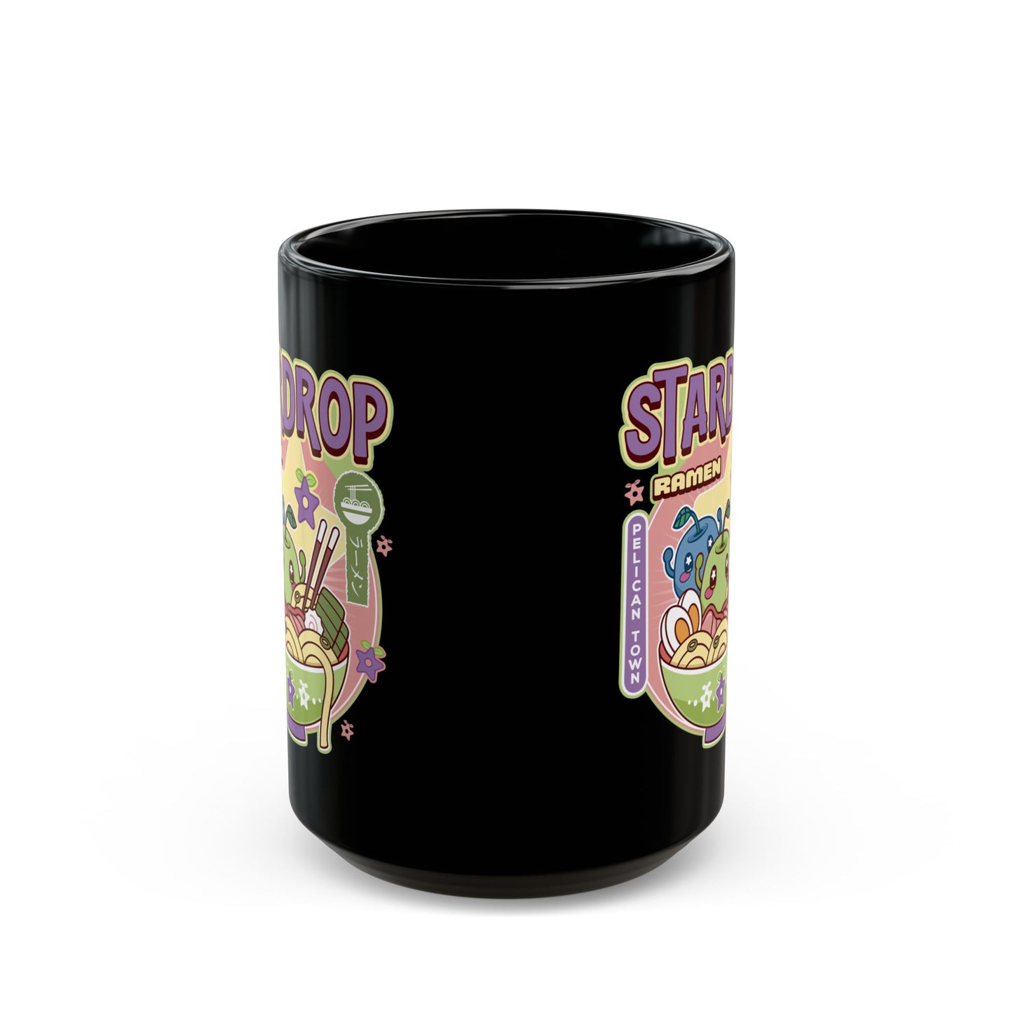 Junimos Ramen Black Mug