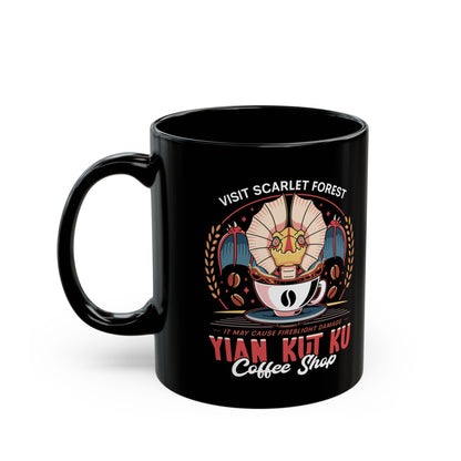 Yian Kut Ku Coffee Emblem Black Mug
