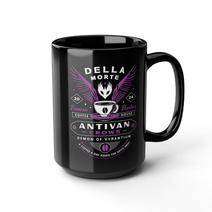 Antivan Crows Coffee Crest Black Mug
