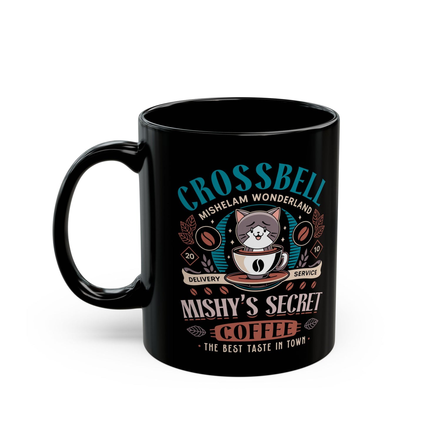 Mishelam Wonderland Coffee Black Mug