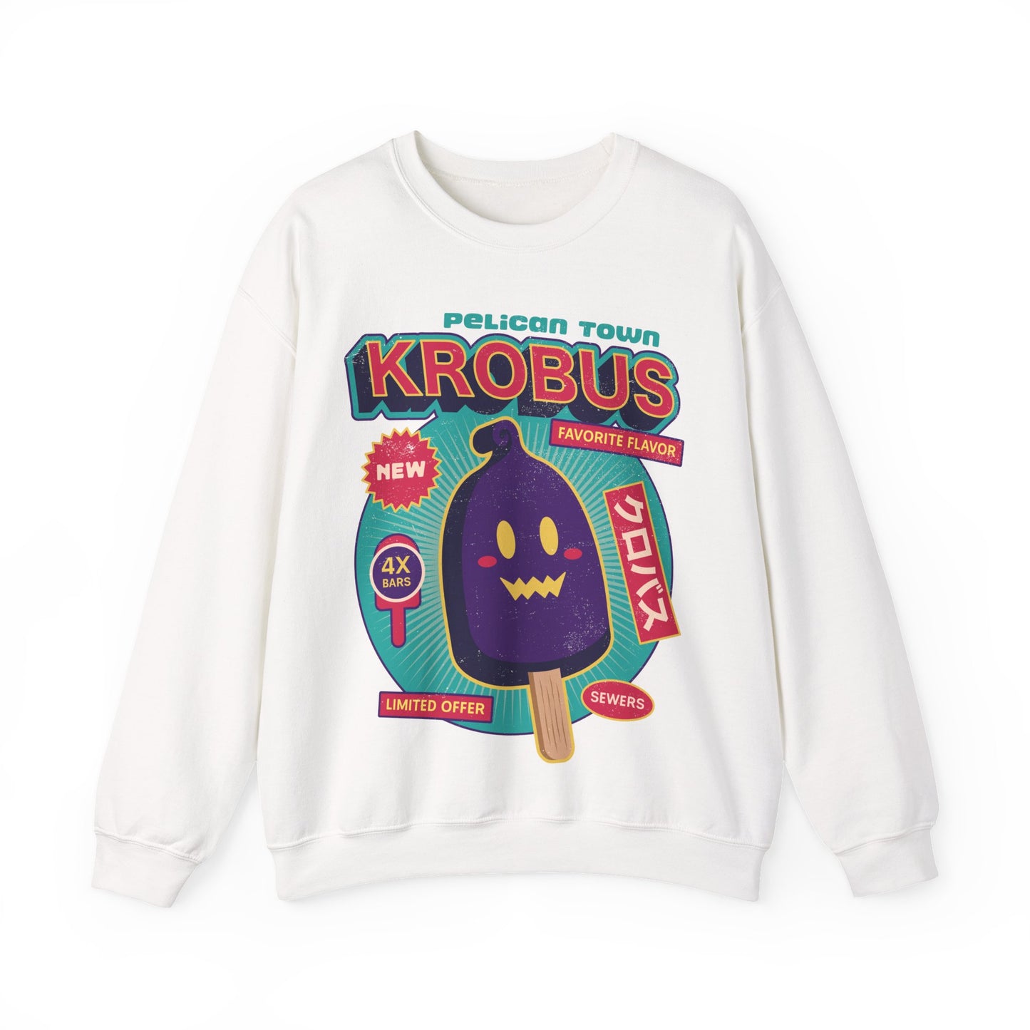 Krobus Ice Cream Unisex Crewneck Sweatshirt