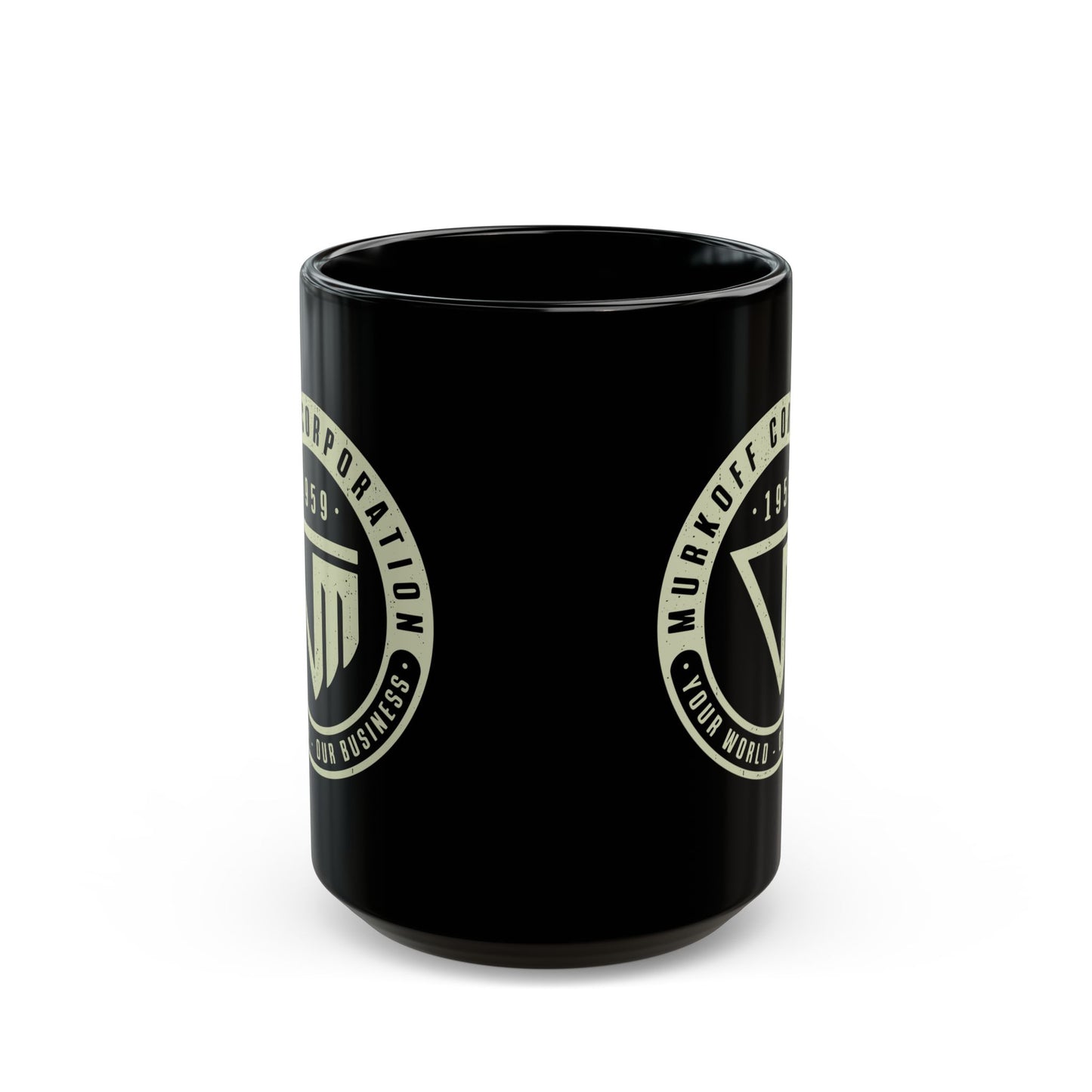 Murkoff Corporation Emblem Black Mug