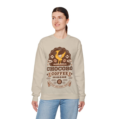 Chocobo Coffee Vintage Unisex Crewneck Sweatshirt