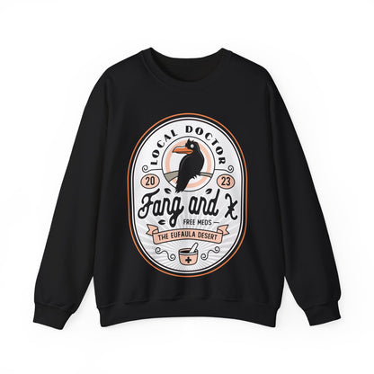 Fang and X Clinic Crest Crewneck Sweatshirt