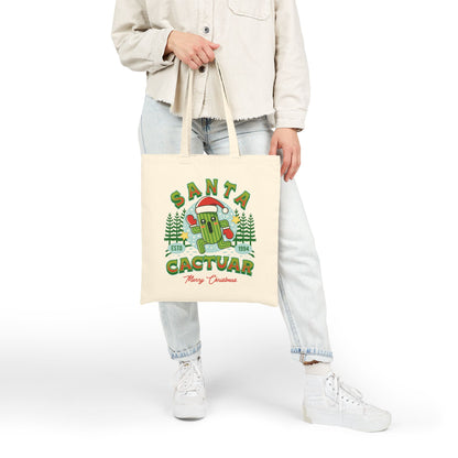 Santa Cactuar Canvas Tote Bag