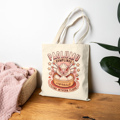 Paolumu Dumplings Vintage Cotton Canvas Tote Bag