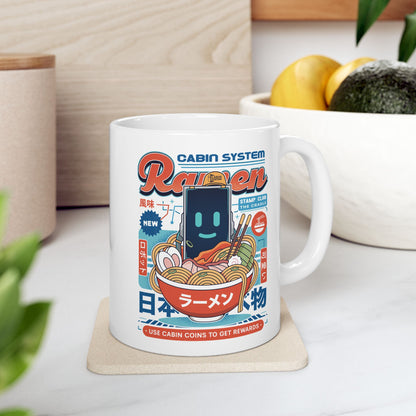 Cabin Coins Ramen Vintage Ceramic Mug