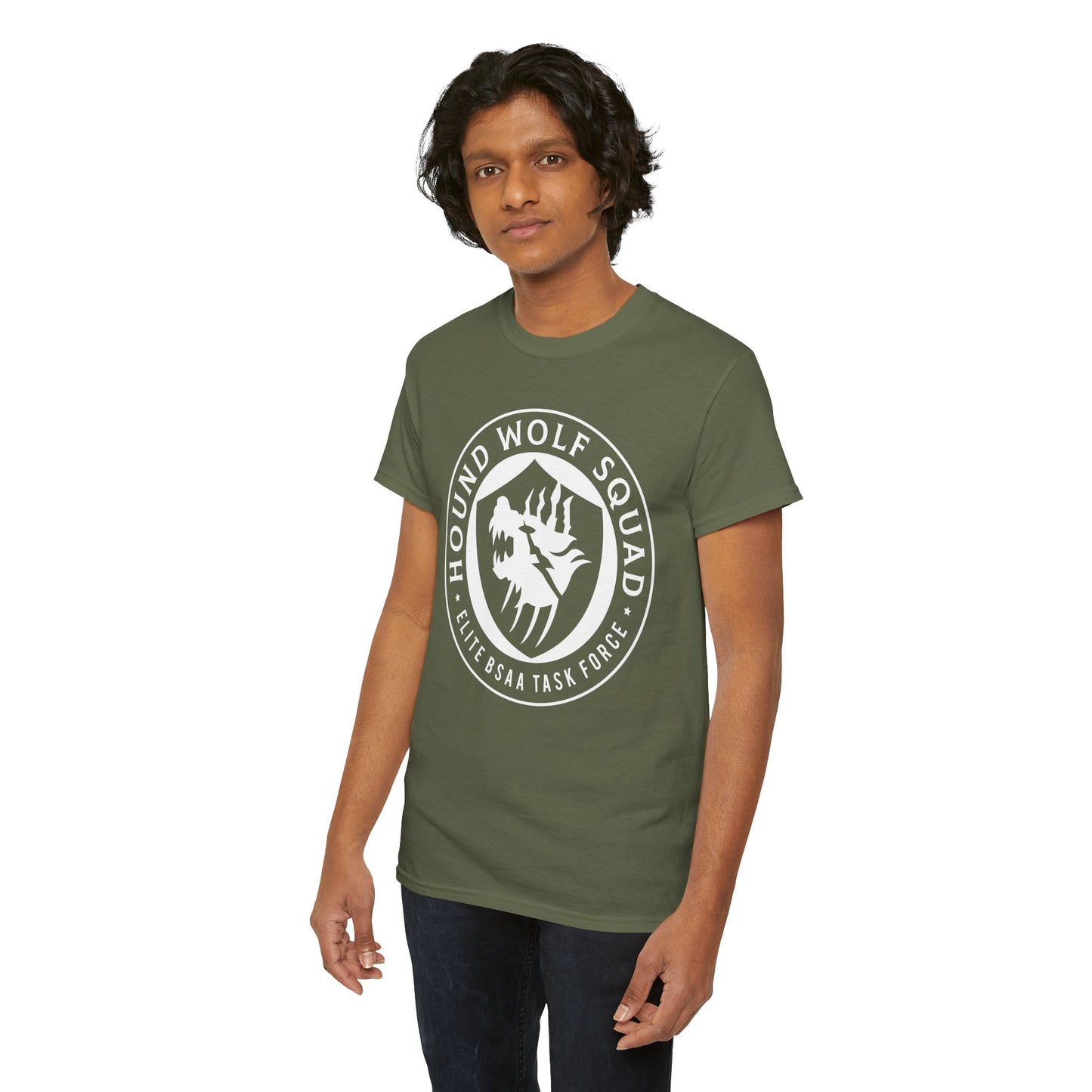 Hound Wolf Squad Crest Unisex T-Shirt