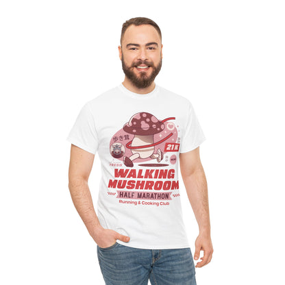 Walking Mushroom Marathon Unisex T-Shirt