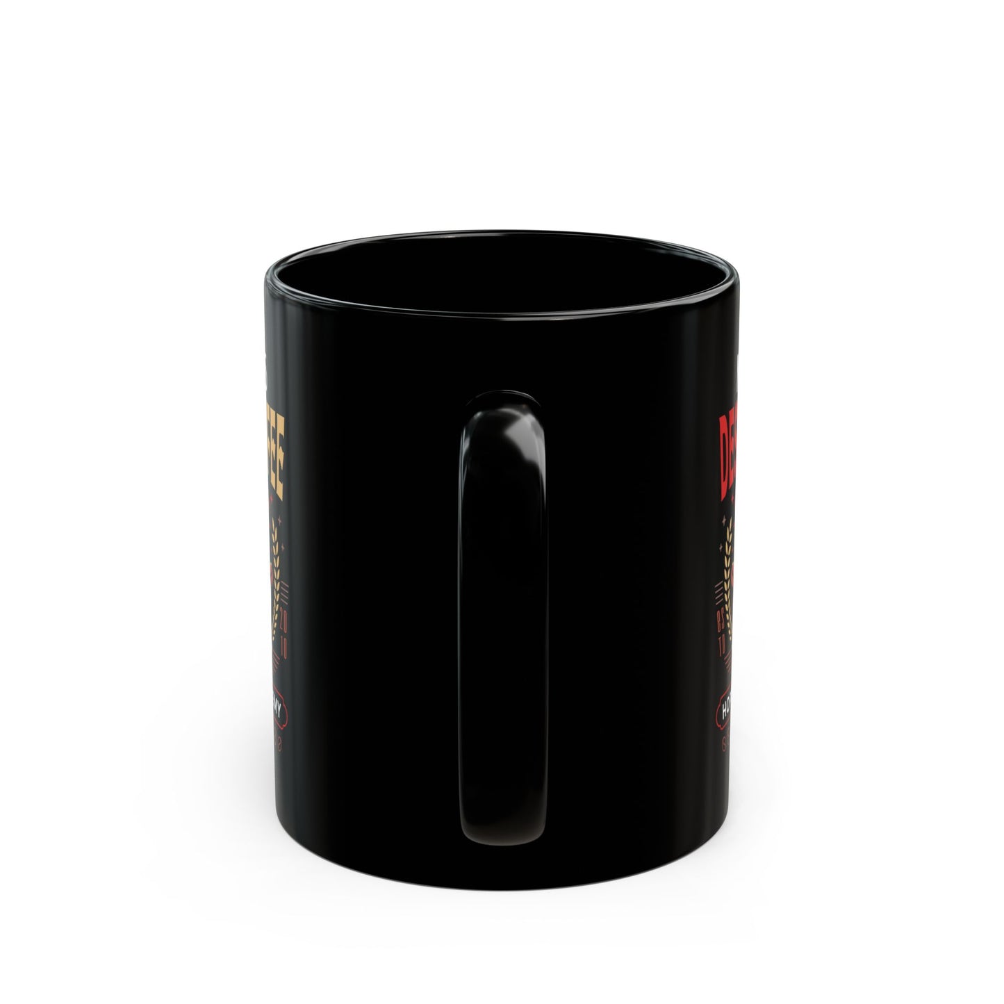 Hopes Peak Academy Coffee Crest Black Mug