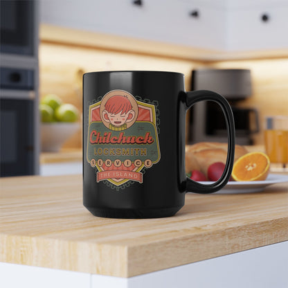Chilchuck Locksmith Service Black Mug