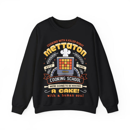 Mettaton Cooking School Crest Unisex Crewneck Sweatshirt