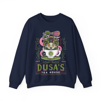 Dusa Green Tea Emblem Crewneck Sweatshirt
