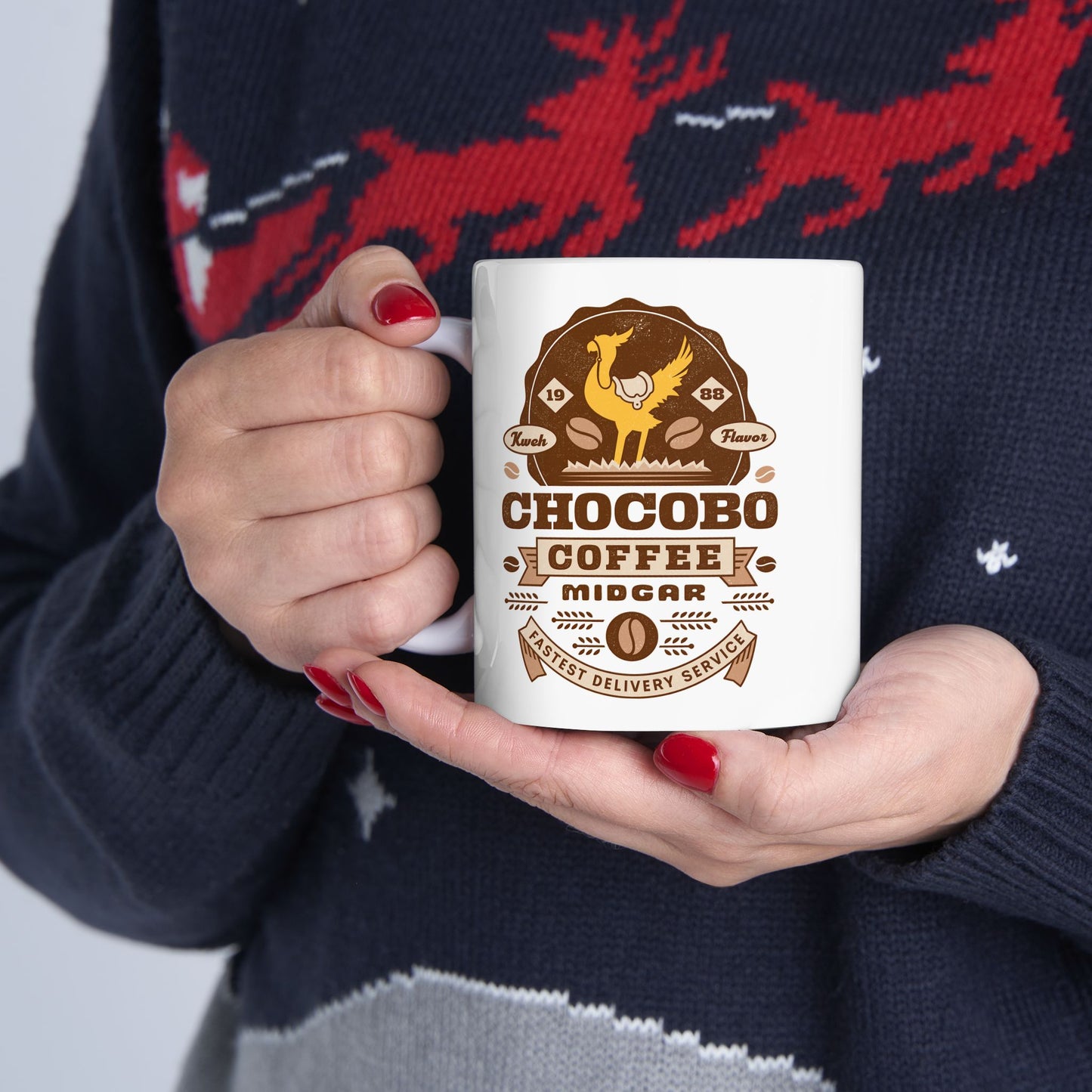 Chocobo Coffee Vintage Ceramic Mug