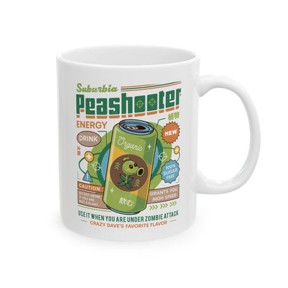Peashooter Energy Drink Ceramic Mug