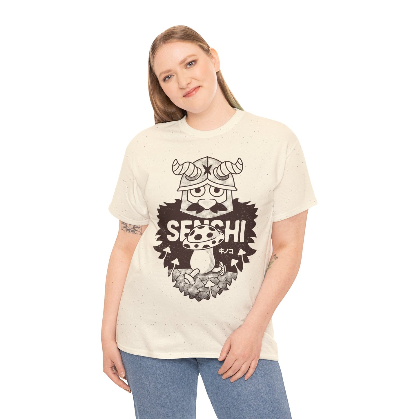 Dwarf And Mushroom Vintage Unisex T-Shirt