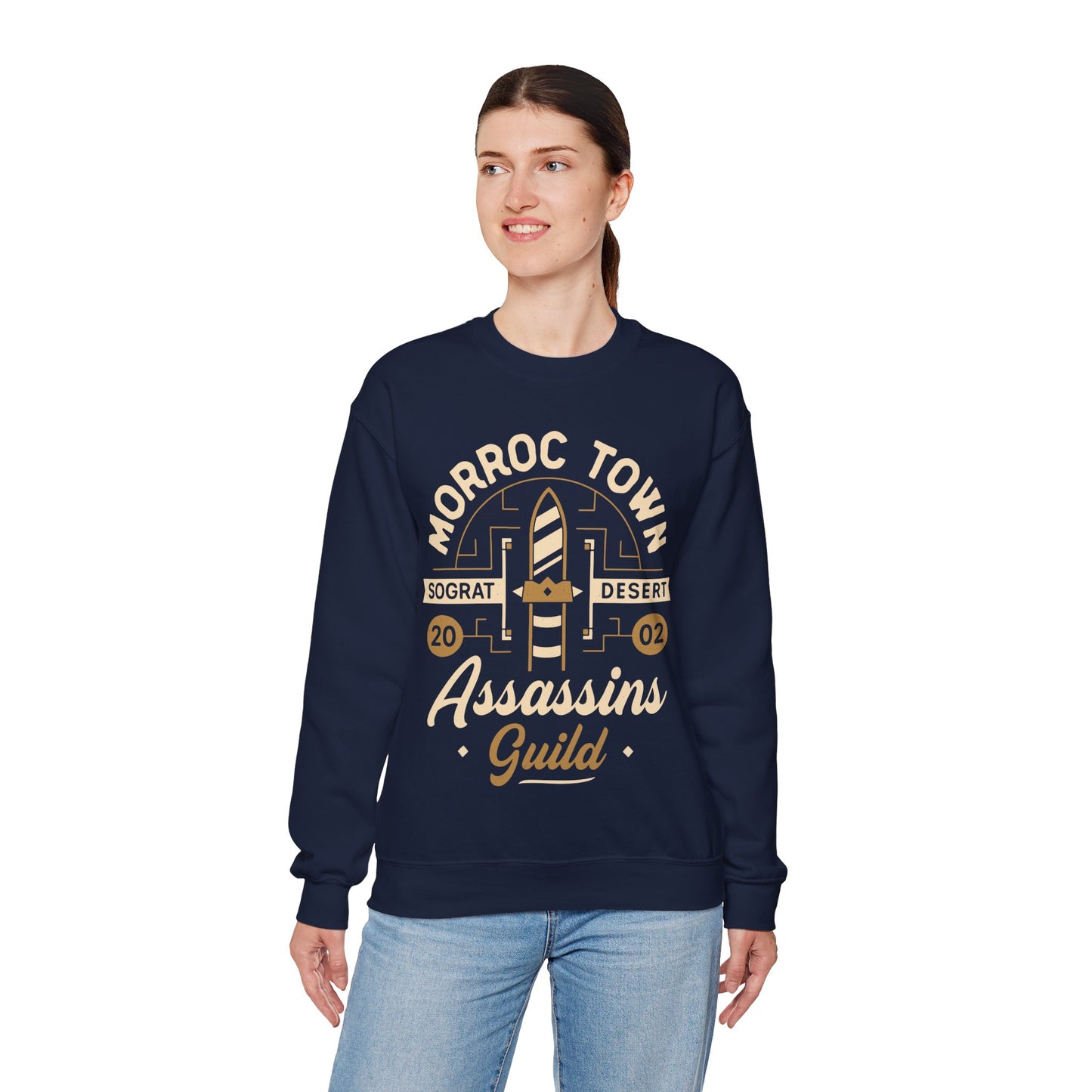 Morroc Oasis Town Guild Unisex Crewneck Sweatshirt