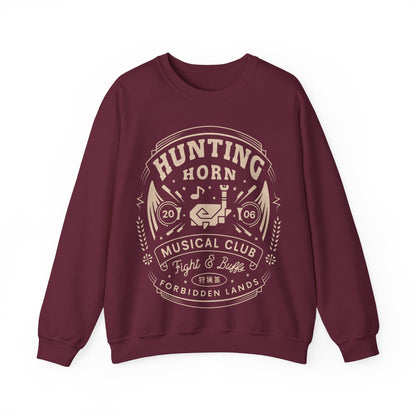 Hunting Horn Musical Club Unisex Crewneck Sweatshirt