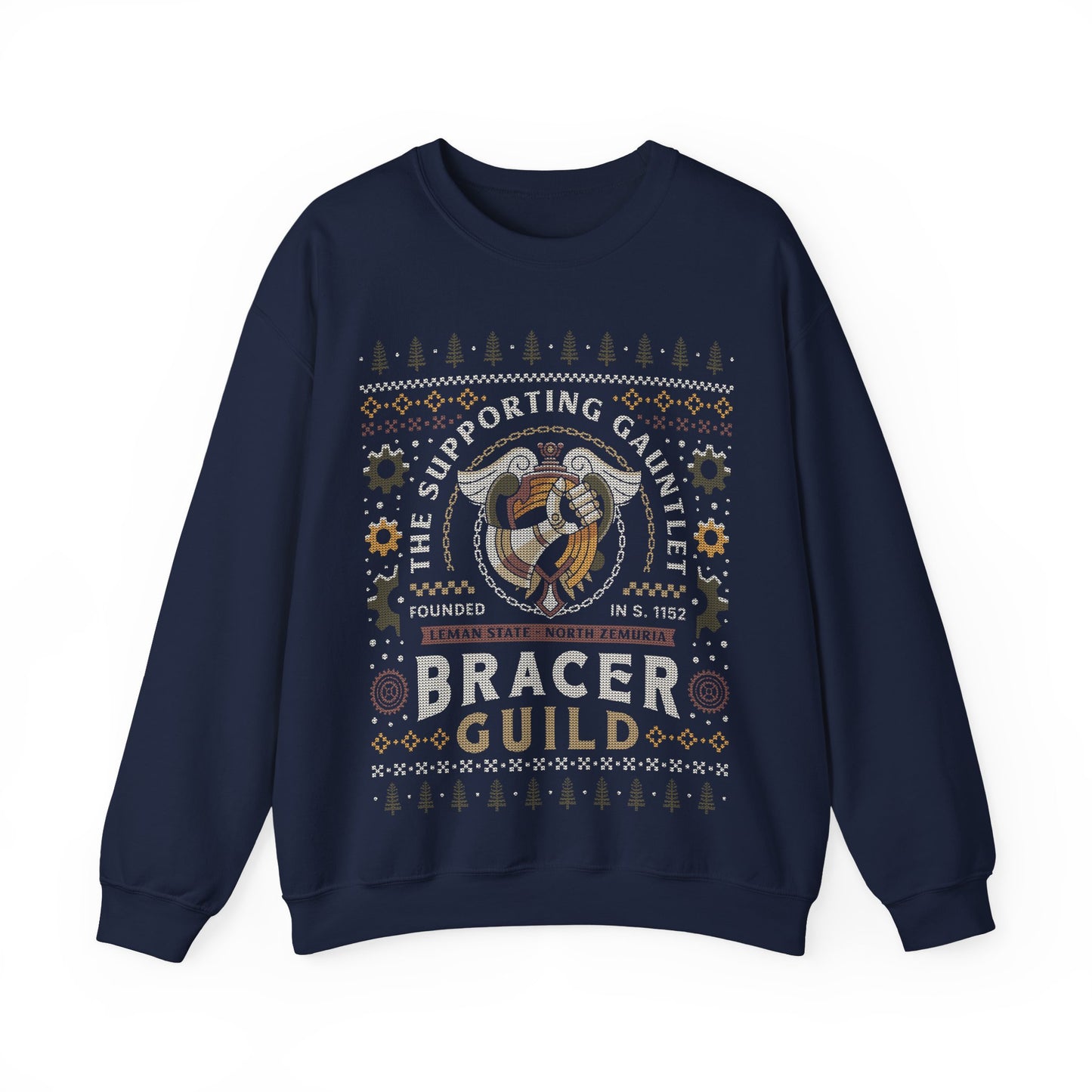 Bracer Guild Ugly Sweater Unisex Crewneck Sweatshirt