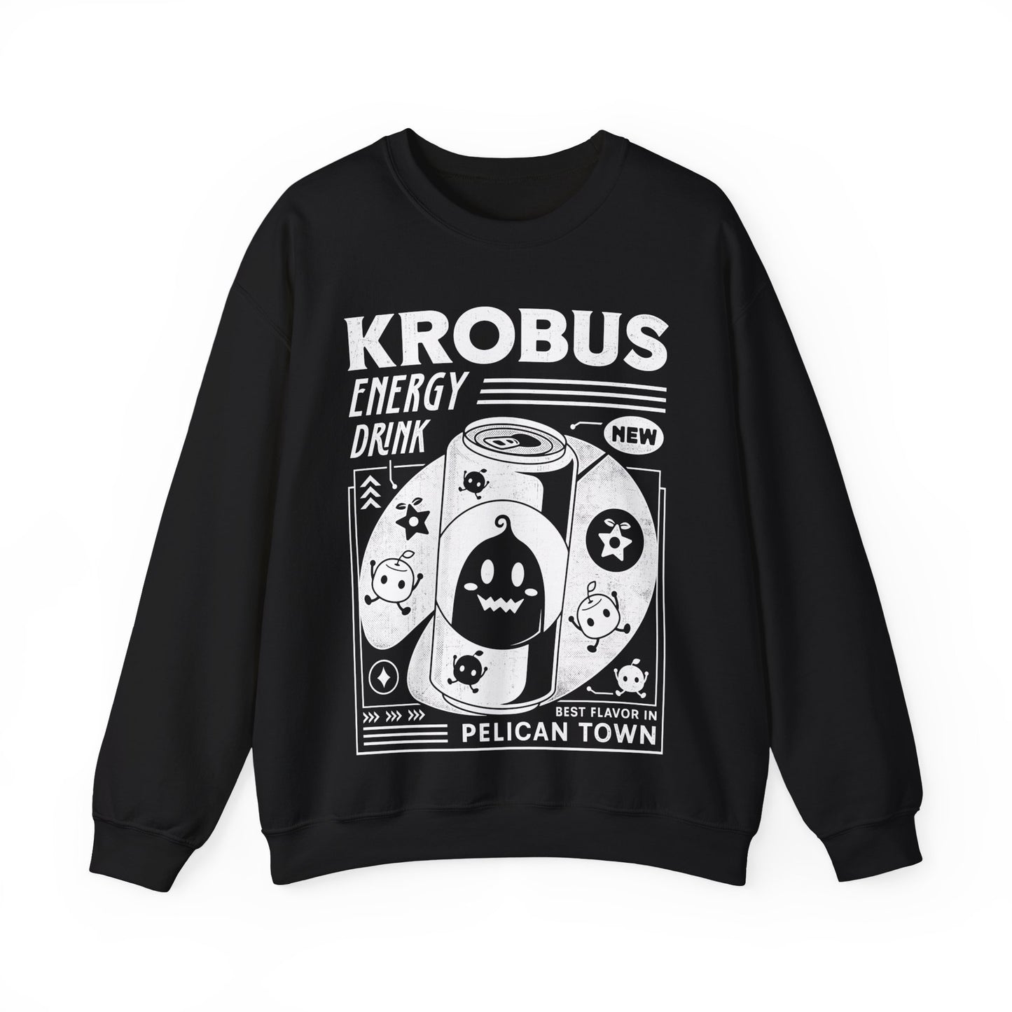 Krobus Energy Drink Grunge Unisex Crewneck Sweatshirt