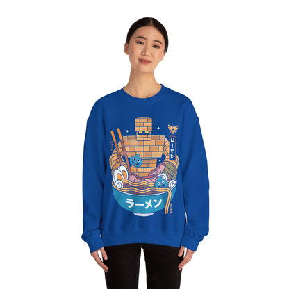 Erdrea Monsters Ramen Grunge Crewneck Sweatshirt