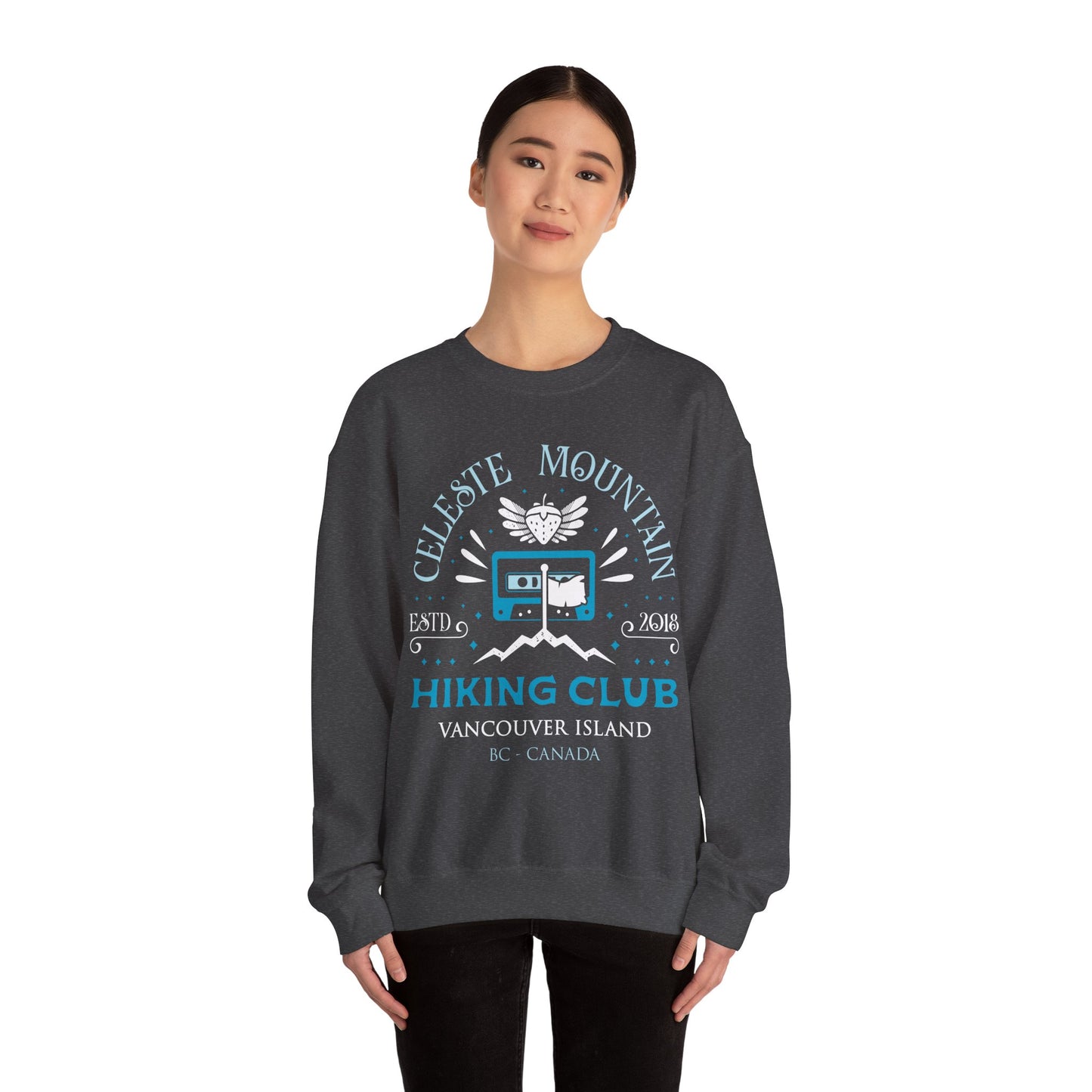 Celeste Mountain Hiking Club Unisex Crewneck Sweatshirt