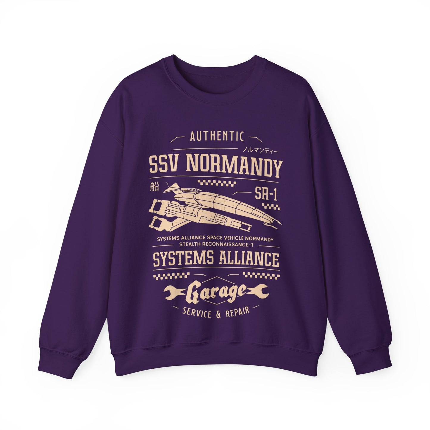 Ssv Normandy Garage Unisex Crewneck Sweatshirt