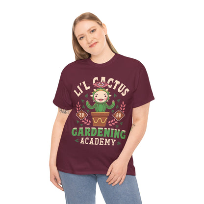 Lil Cactus Gardening Academy Unisex T-Shirt
